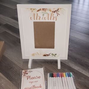 Wedding Guest Book Alternative 12'' x 14'' Guest Book